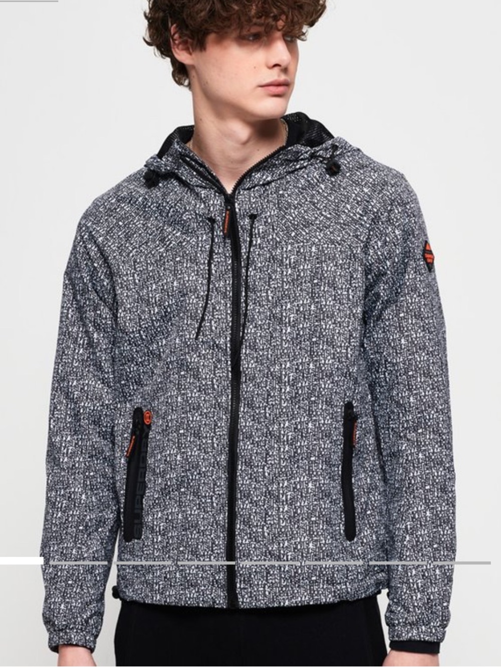 Super Dry Storm Mens Logo Jacket Size M